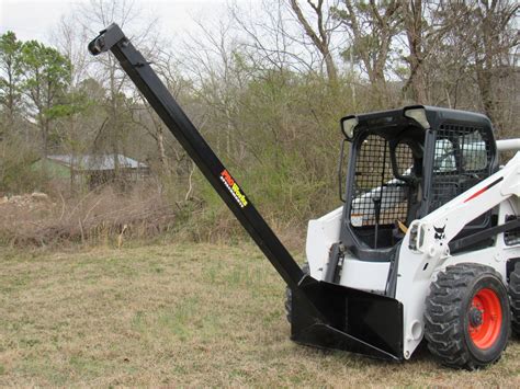 boom pole skid steer|quick attach skid steer pole.